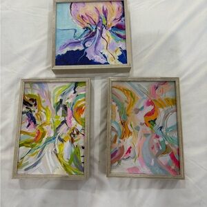 Colorful Abstract Art Set of 3